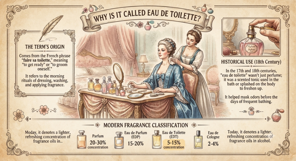 Why is it called eau de toilette