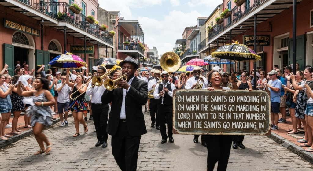 Lyrics for oh when the saints go marching in