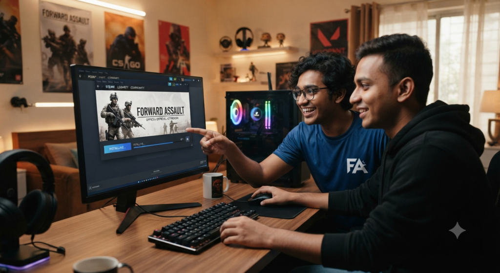 How to install forward assault pc friend sagor