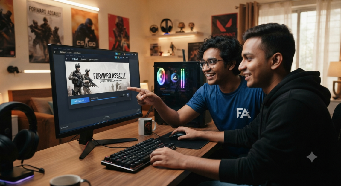 How to install forward assault pc friend sagor
