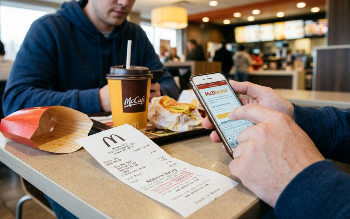 Mcdvoice.com survey with receipt