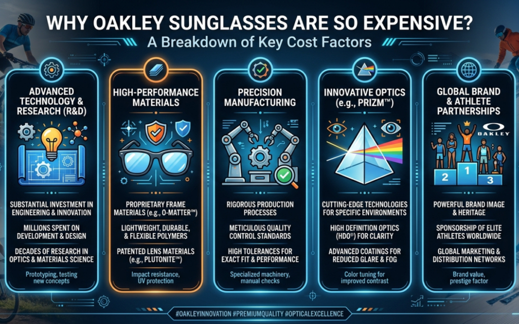 Why oakley sunglasses are so expensive