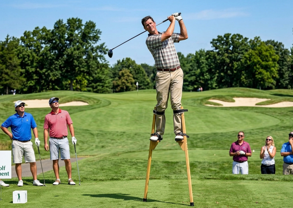 Brad denton stilt golf