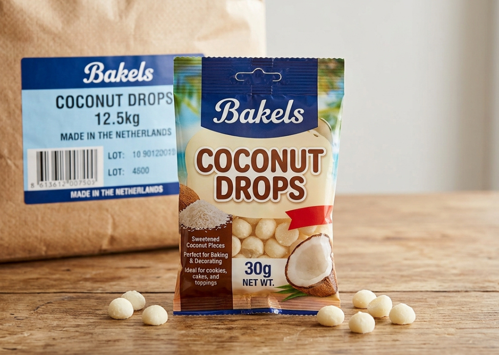 Bakels coconut drops 30g 12.5k